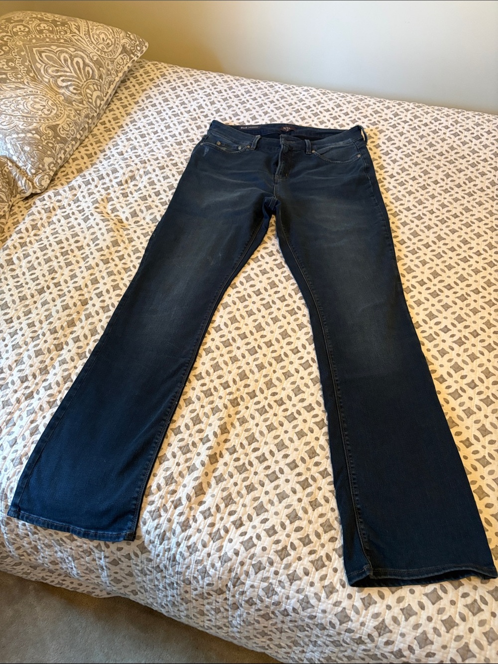 NYDJ Women's Dark Blue Boot Cut Jeans